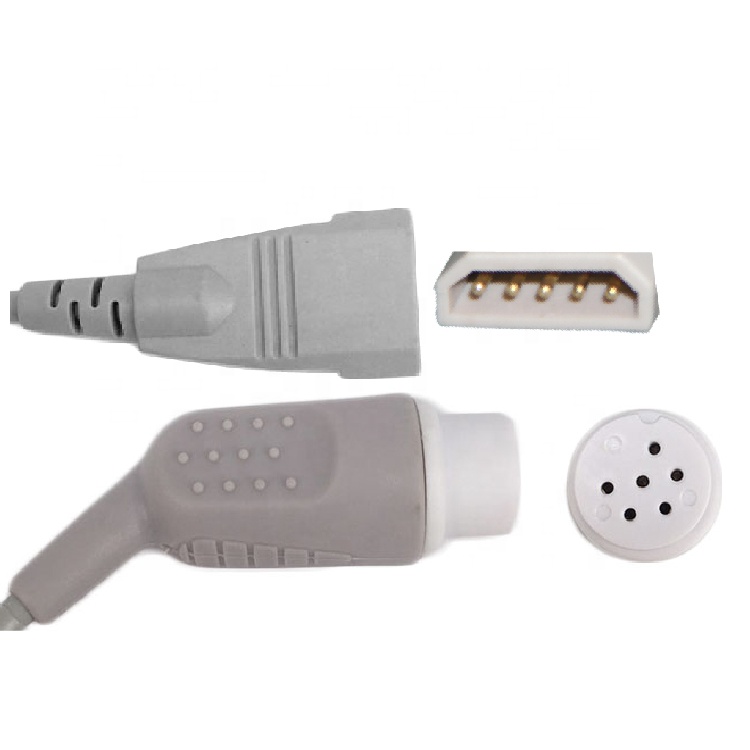 IBP adapter cable compatible for Datascope monitor to PVB transducer