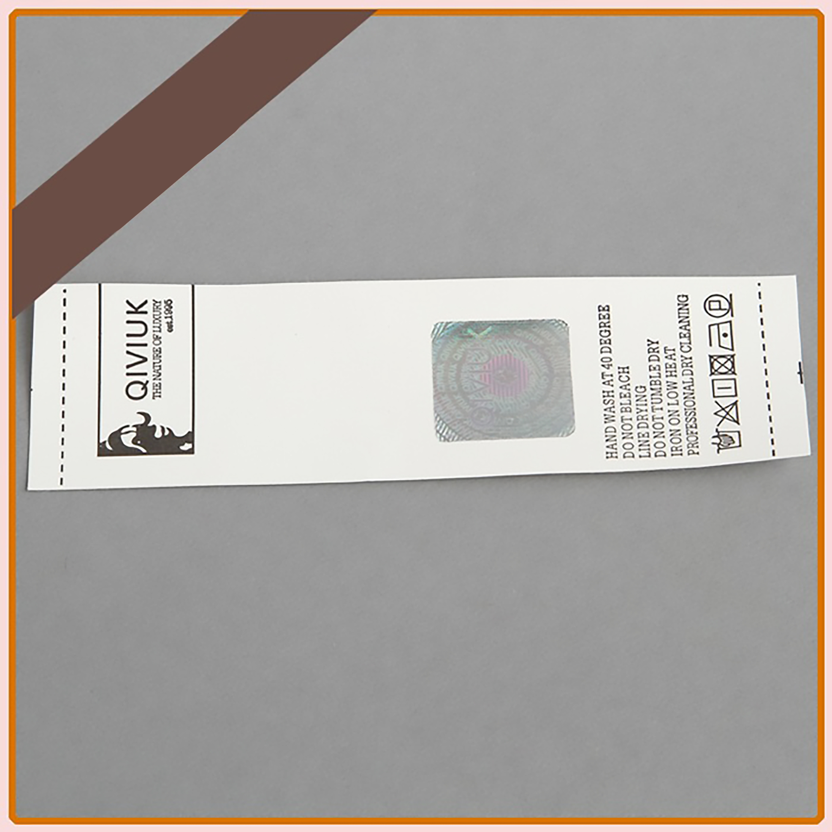 Custom Personalized wash label for clothing Bags Shoes heat press clothing label Top OEM Customized fabric label for clothing