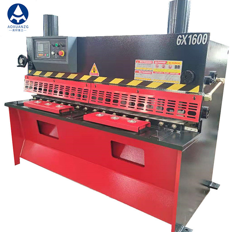 Metal Plate Guillotine CNC E21s Small Hydraulic Shear 1600mm Hydraulic Guillotine Shearing Machine
