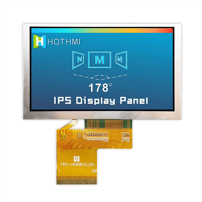 Practical 5 Inch RGB TFT Display , IC ST7262 Sunlight Readable Display TFT-H050B10SVISTKN50