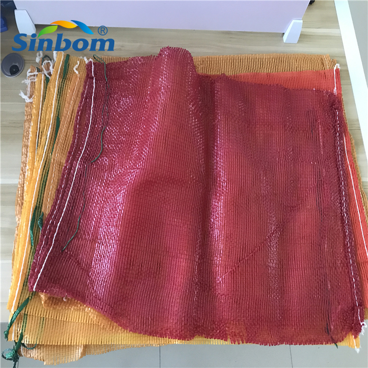 Industrial Agriculture 50x80 cm PP PE Fresh Fruit Onion Sacks Packing Leno Mesh Bag For Vegetables