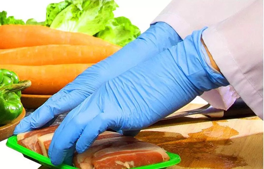 Anti Bacterial And Virus Xxl Nitrile Disposable Gloves