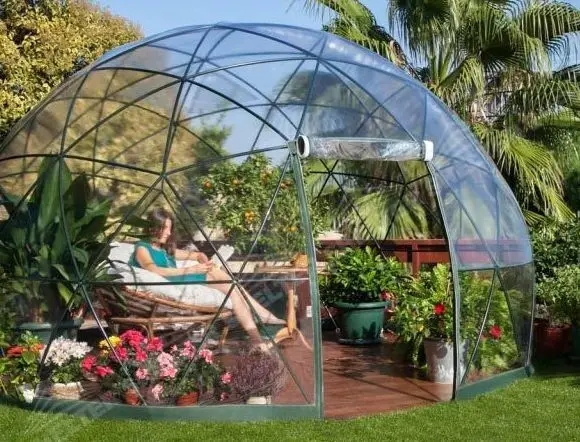 Outdoor Waterproof Inflatable Dome Tent Hotel Modular Tent With Bathroom