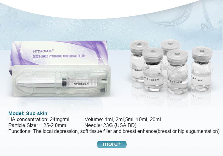 Breast Enlargement Cross Linked Ha Filler , Hyaluronic Acid Gel Filler