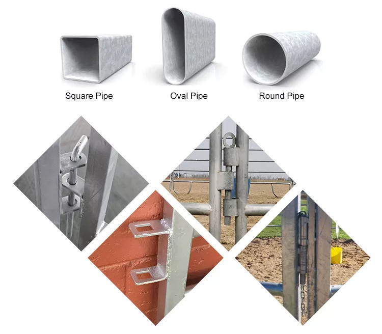 Q195 Q345 Galvanized Cattle Fencing GB DIN 1m-12m Galvanized Farm Fence