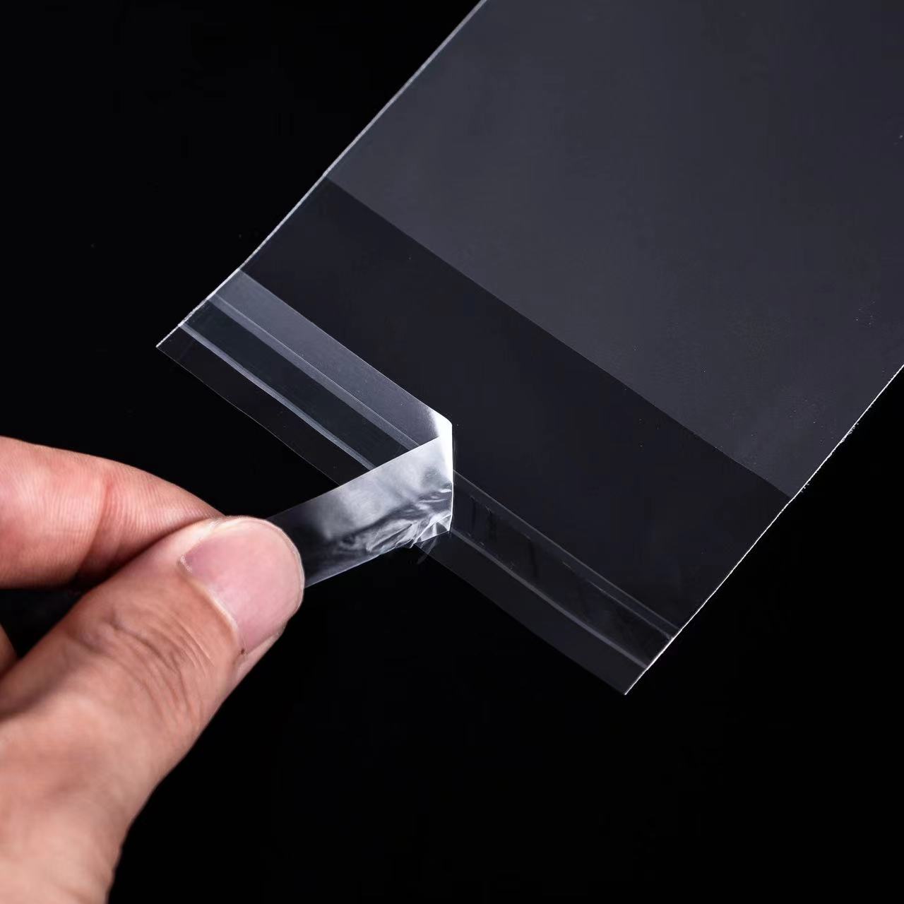 Mobile Phone Case Packaging Custom Printed OPP Self Adhesive Bags with Transparent Design