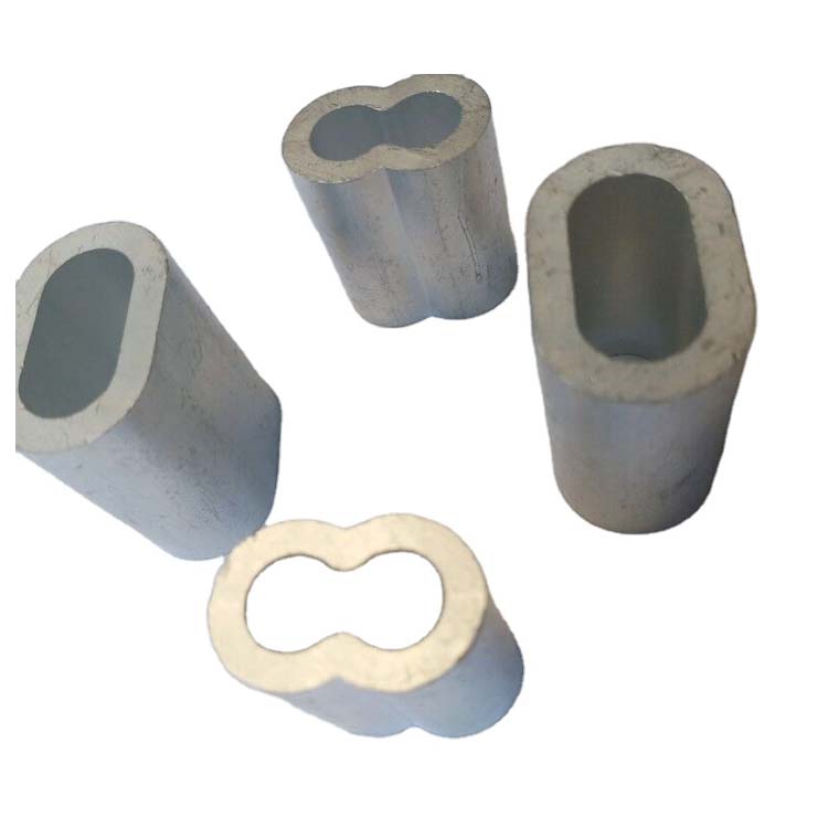 Hourglass Sleeve 8 Character Aluminum Sleeve for Self-Color Surface Cable Ferrule