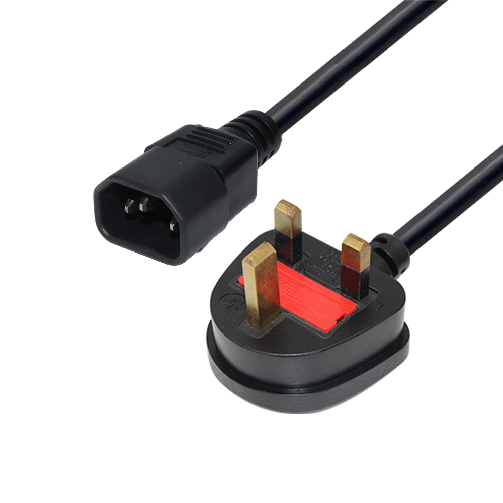 IP11 Home Appliance Power Cord 0.5m With 3 Core H05VV-F Cable 3*0.75/1.0/1.5mm2
