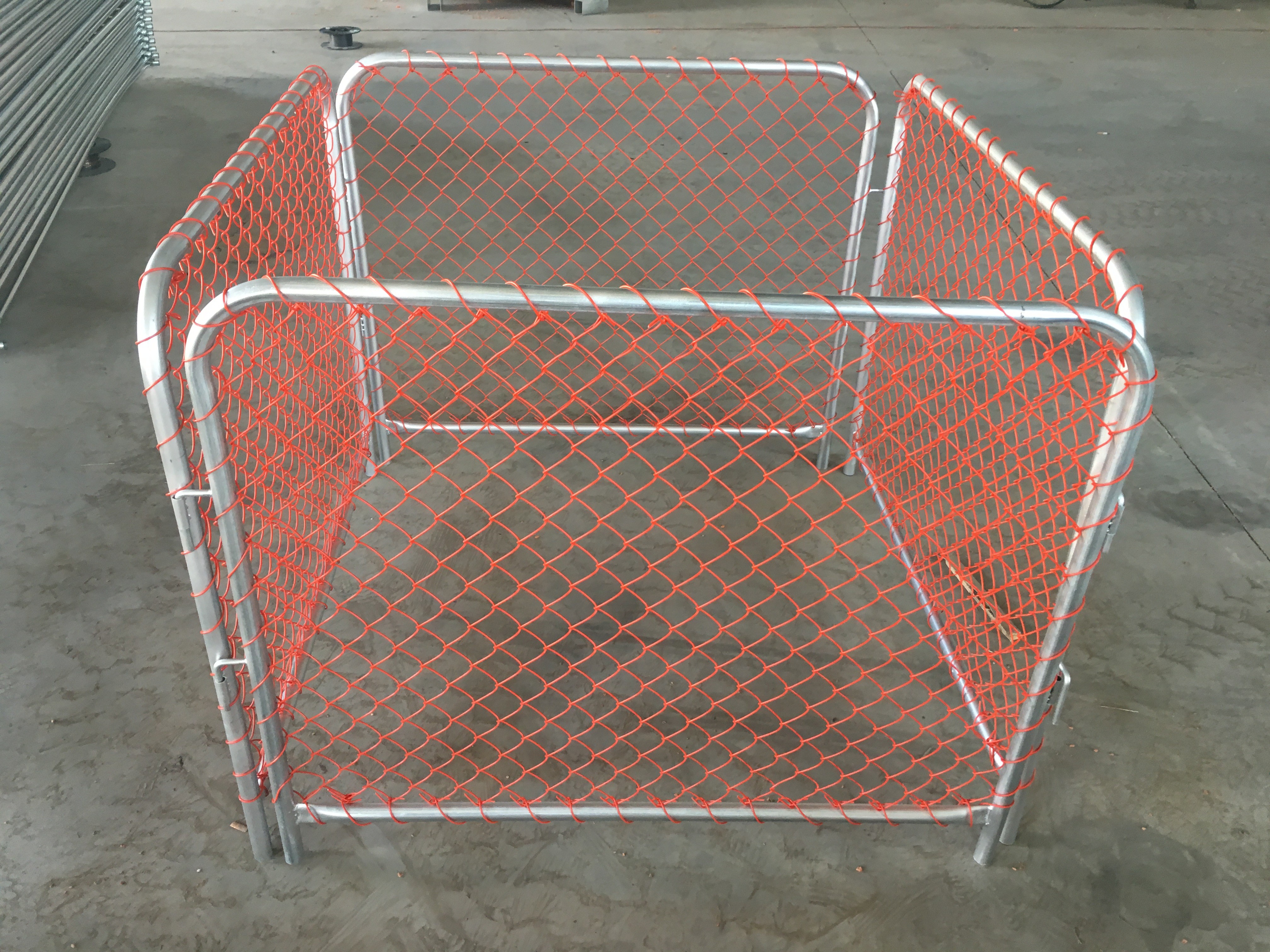 Hot sale rubbish cage for australia market 1800mm x 1500mm x 1500mm made in china