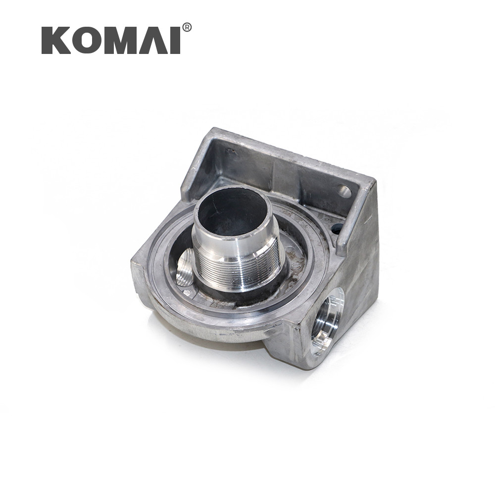 Komatsu 6D114E Cummins C8.3 QSL9 Engine P553000 LF9009 Lube Oil Filter Head