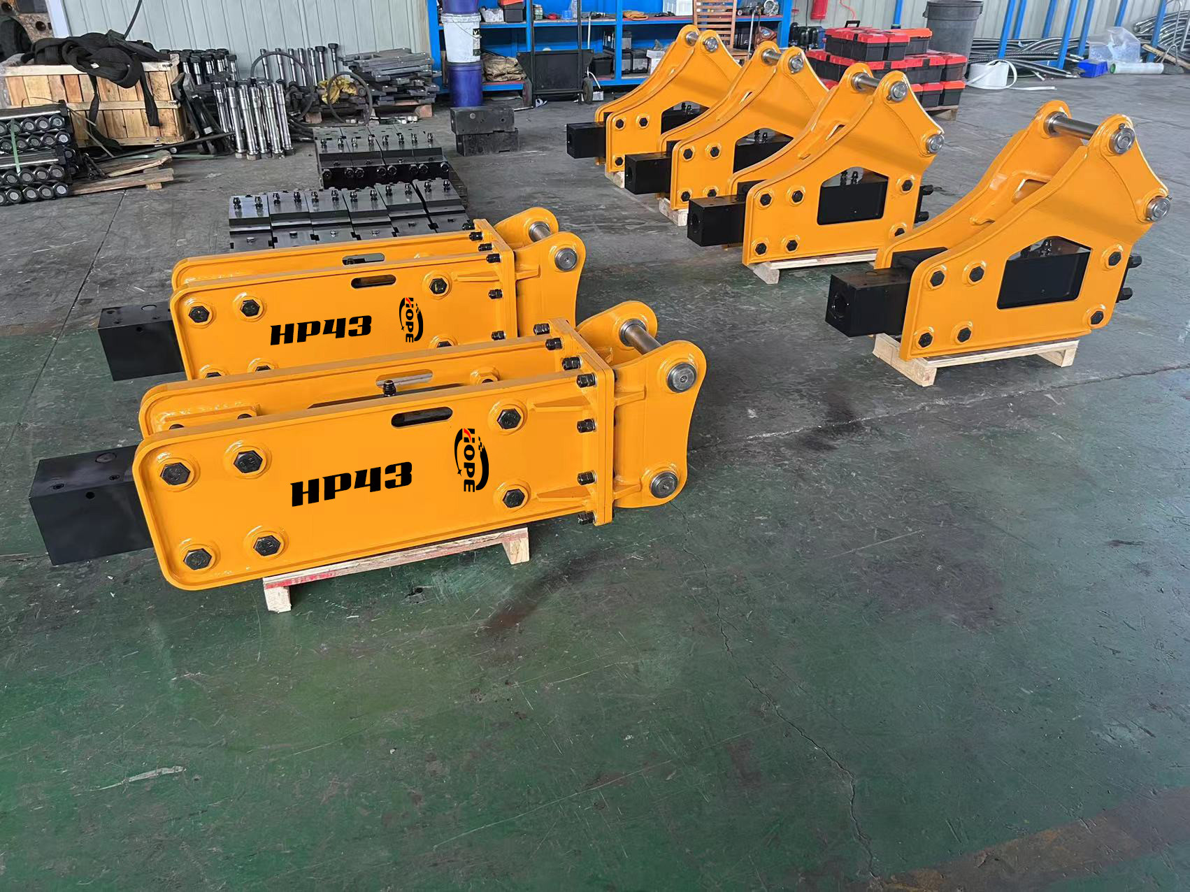 Mini Excavator Hammer Hydraulic Breaker With Side Top Silenced Box Type Top Seller Construction Machine