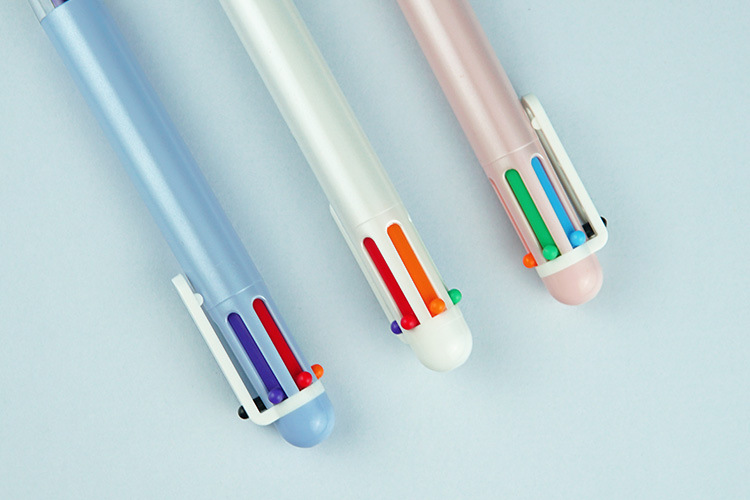 Multi-color Ballpoint Pen with Heat Sensitive Erasable Ink 6 Colors Writing Width 0.7mm