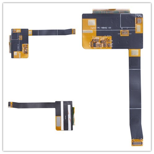 2 Layer Flex PCB Board 0.5mm 3mil ENIG Quick Turn PCB Assembly