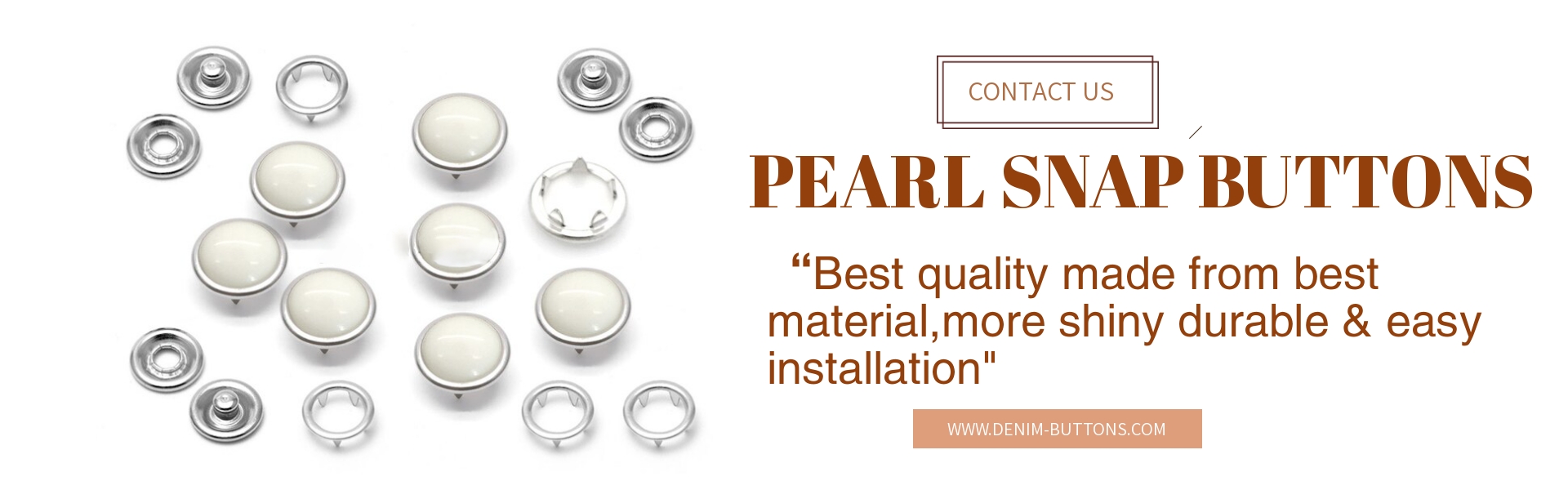 PEARL SNAP BUTTONS