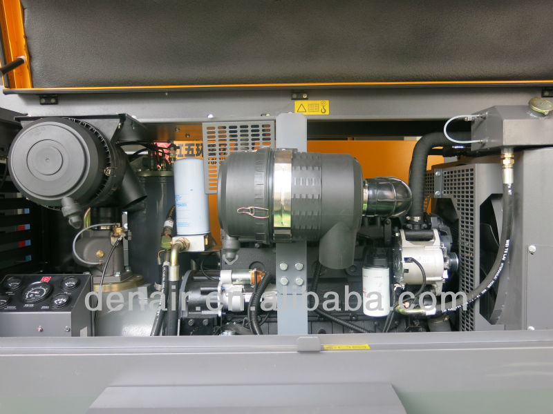 DENAIR DACY-25.5/20 skid-mounted diesel air compressor