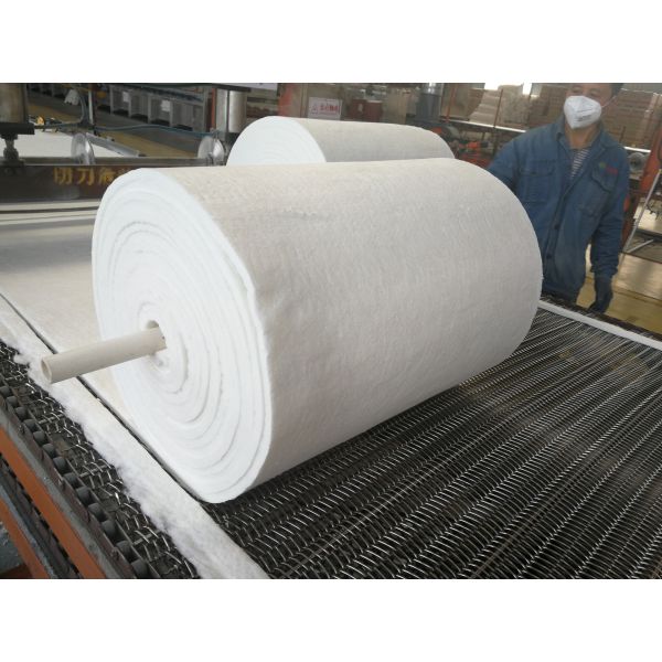 1260°C 1430°C Ceramic Fiber Blanket 64/96/128/160 Kg/m³ for Furnace Boiler Kiln Insulation