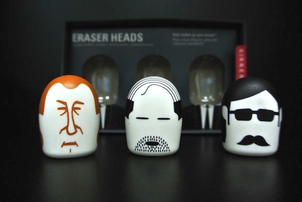 Three Types Eraser Heads Speaker Toy For Promotion Gift / Collection