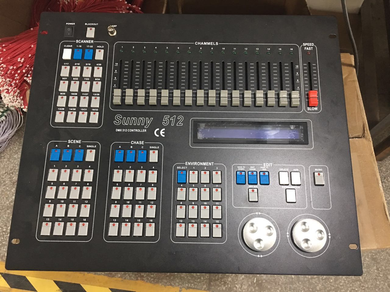 Professional Sunny 512 DMX LED Light Controller Lighting Solutions for Stage Equipment