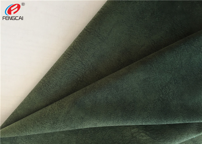 Durable Floral Sofa Velvet Upholstery Fabric Bonded Polyester Pongee Fabric