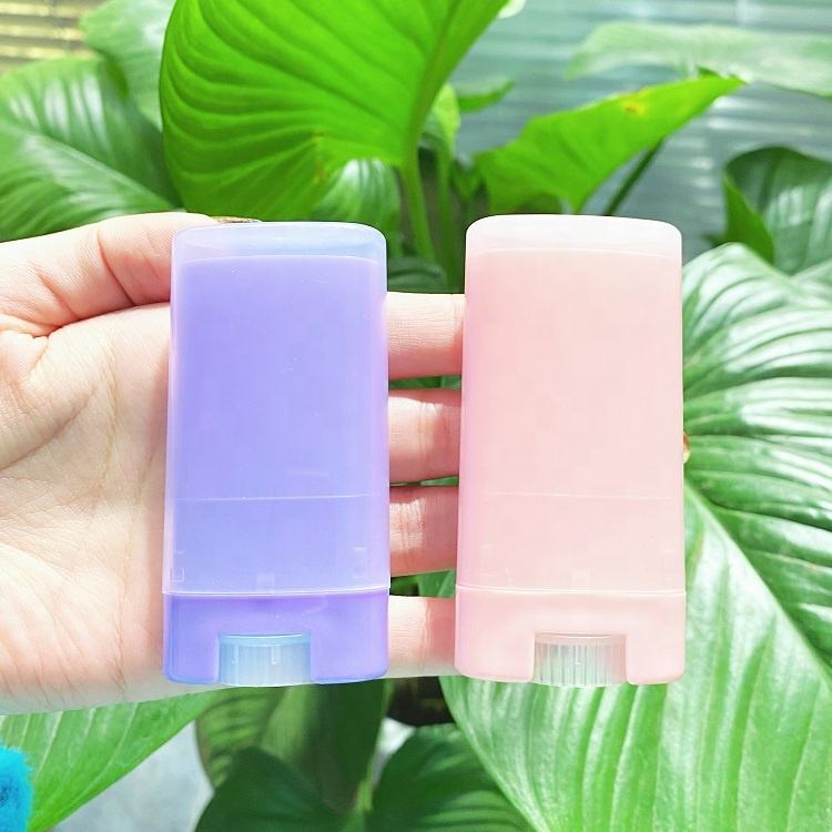 90ml Empty PP Plastic Roll On Bottles Portable Travel Deodorant Roll On Oval Container Outdoors