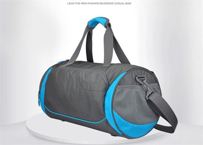 Waterproof Fabric Personalised Gym Duffle Bag With Shoe Compartment