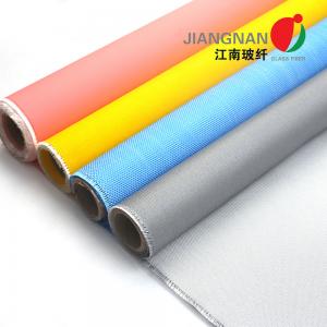 Buy cheap Oil Pipeline Insulation Silicone Coated Fiberglass Fabric Material 0.4mm Thickness product
