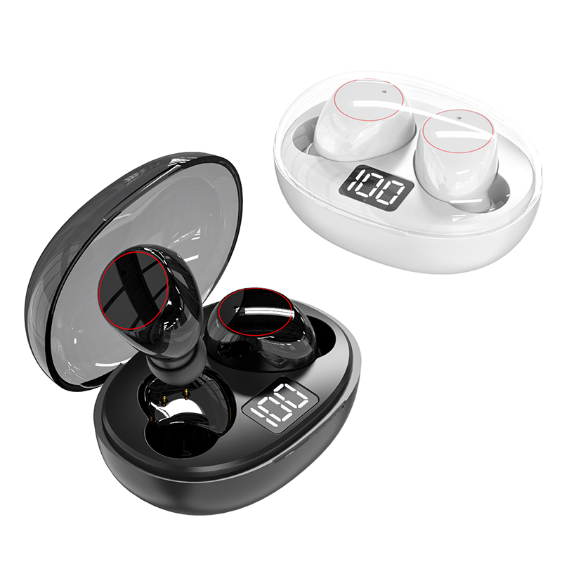 Wireless Earbuds TWS In-Ear Gaming Earphones Headphones Powered 200mAh Battery