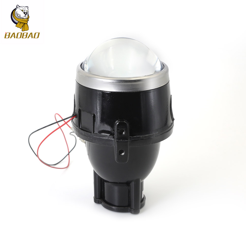 White Color Exterior Projector 3 Inch Round LED Fog Lights LED Lamp For Car Accessories