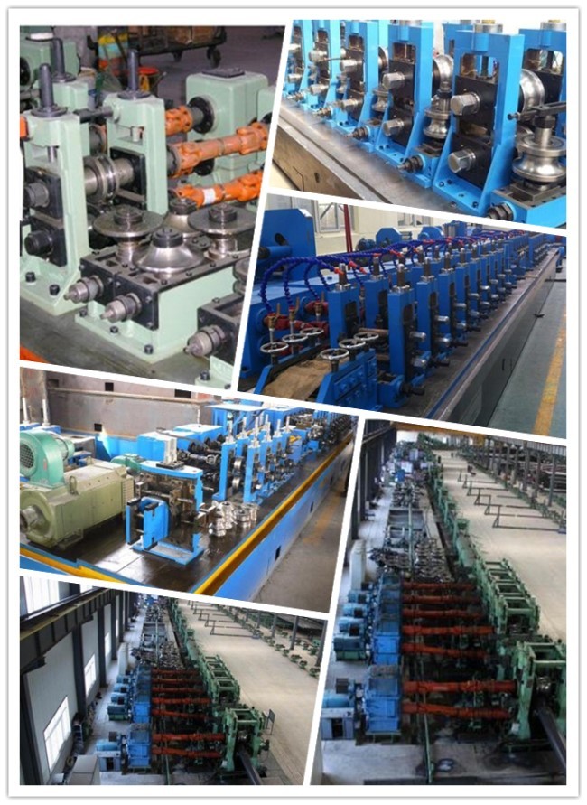Galvanized Steel / Stainless Steel Coil Tube Mill Line With High Speed