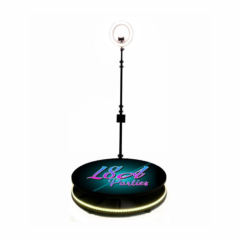360 Degree Wireless Photo Booth Automatic Rotating Camera Booth For Advertising