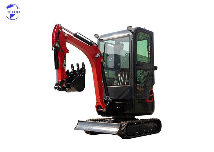 1800kg Crawler Mini Excavator 1.8t Hydraulic Digger For Roadworking
