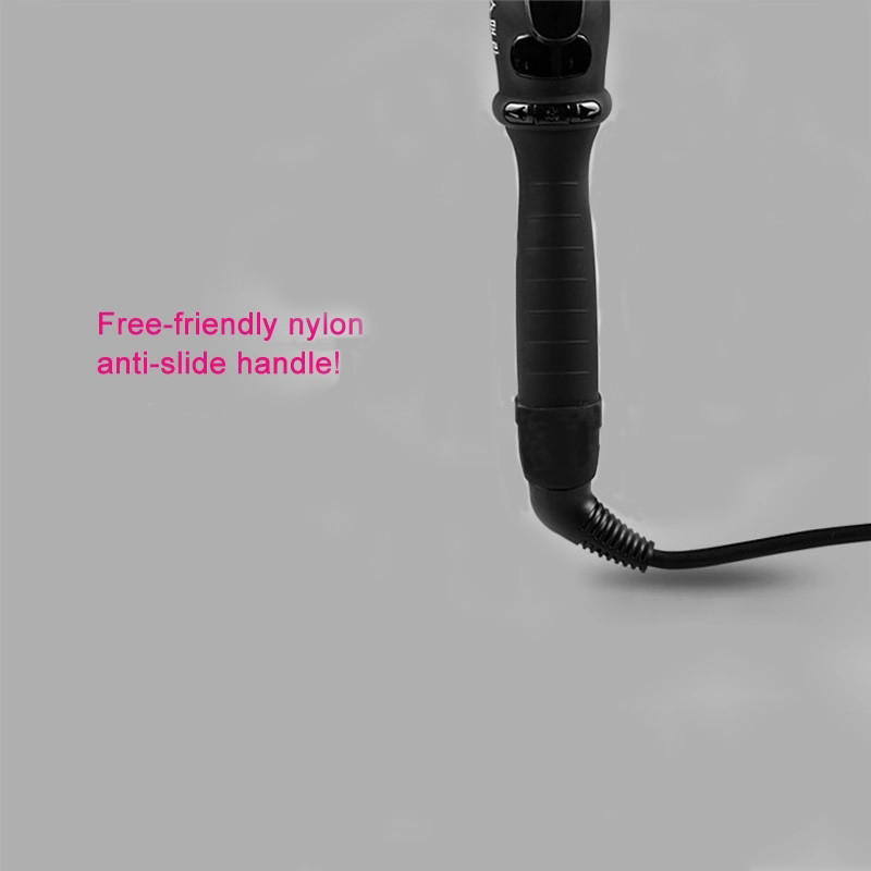 45w Electric Spiral Curling Iron Custom Heat Barrel Size Universal Voltage