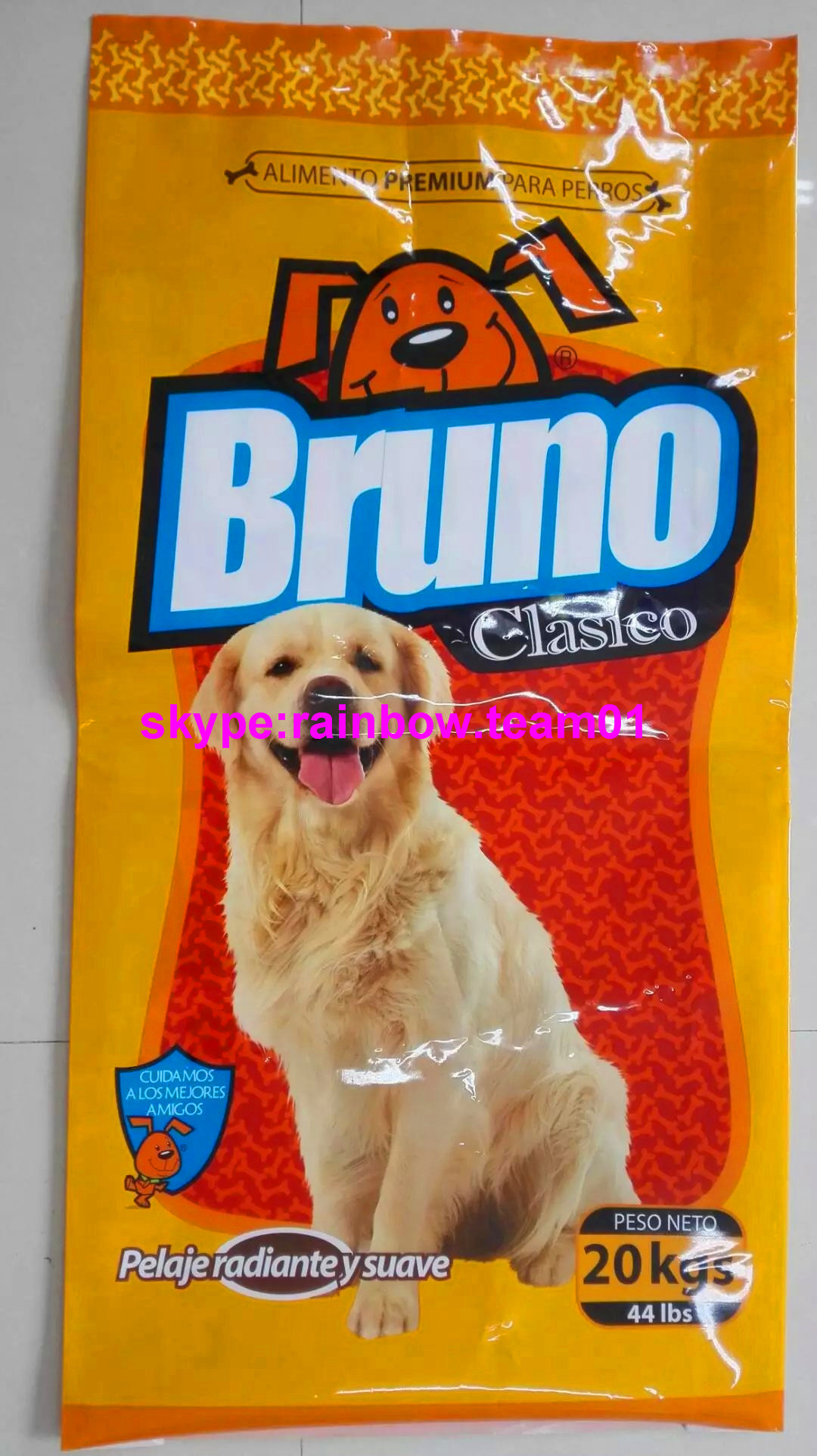 Side Gusset Pouch Food Storage Packaging Bag Side Gusset For Pet Animal Food
