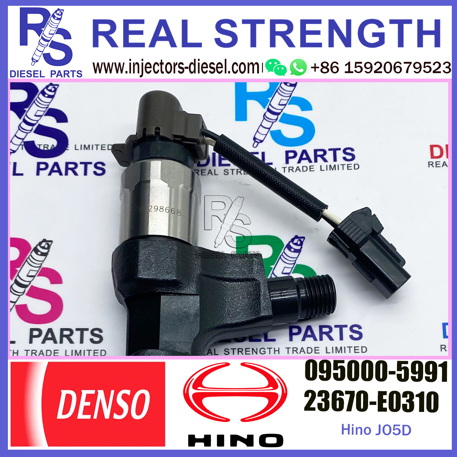 injector 095000-5995 23670-E0310 23670-E0311 for HINO J05D UD TRUCK common rail fuel injector 095000-5991 23670-E0310