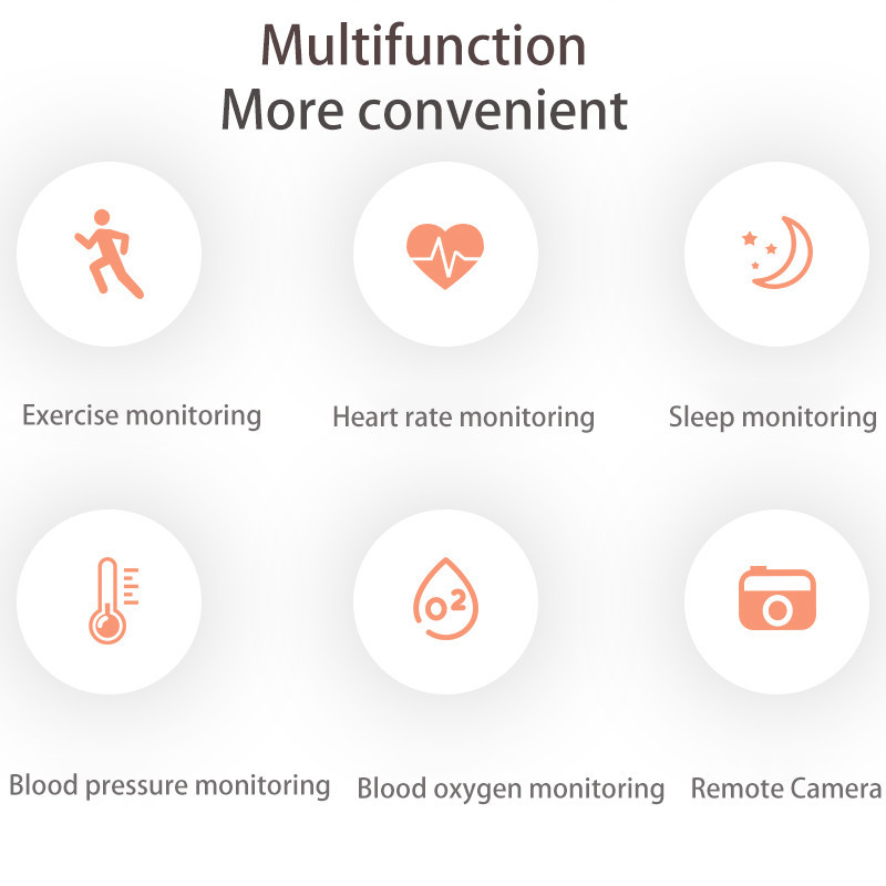 Vibration Reminder IOT Bluetooth Smartwatch 150mAH Waterproof 1.09 Inch