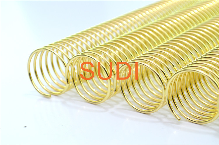 Electroplated Metal Book Binding Coil ID 32MM For Weekly Calendar