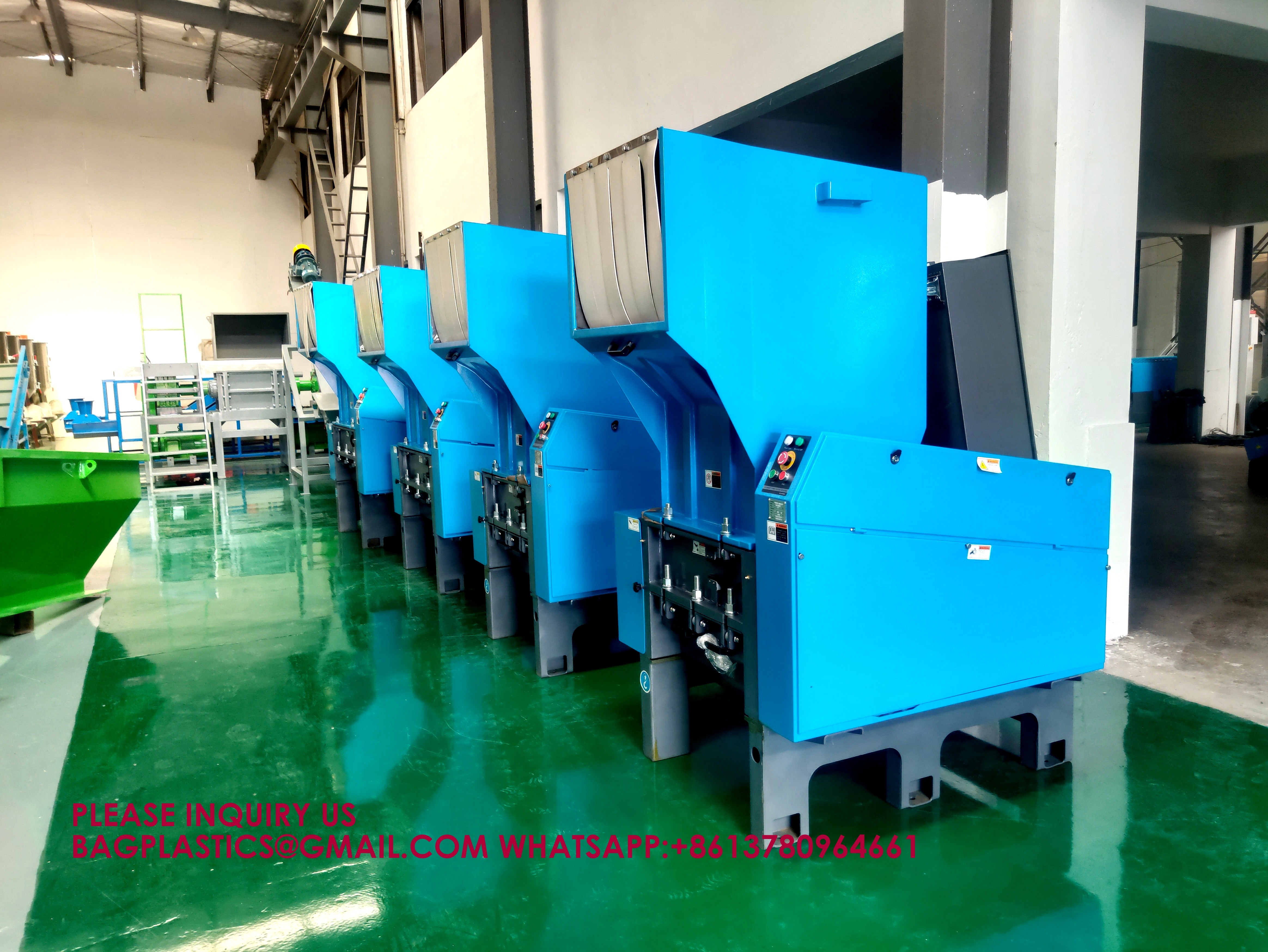 Crushing Machine Plastic Crusher Shredder Grinding Machine, Recycled Plastics, Recyclable