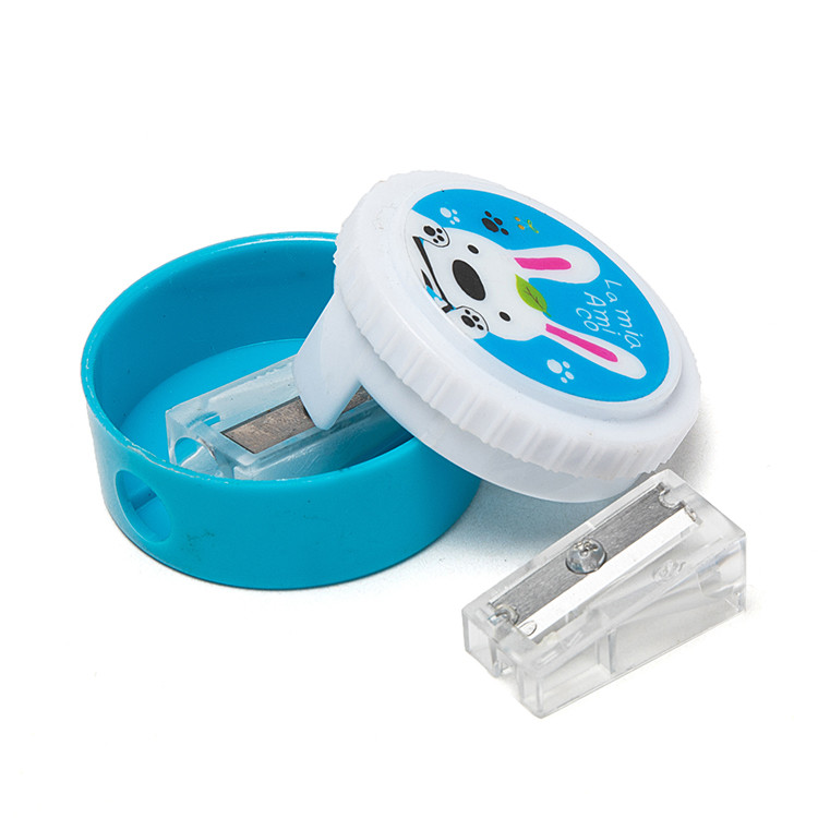Patent Cute Bunny Round Pencil Sharpener One Hole