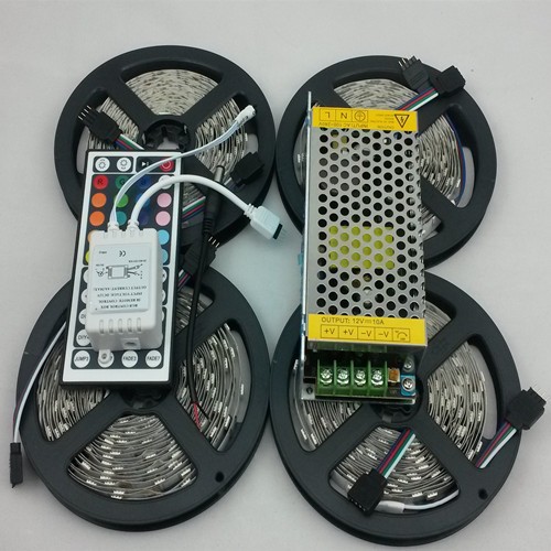 12V 24V 5050 600 leds 120 leds/m flexible led strip 5m/roll red blue green white light