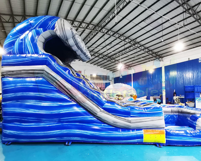 1000D Playground Inflatable Water Slide Customized Size