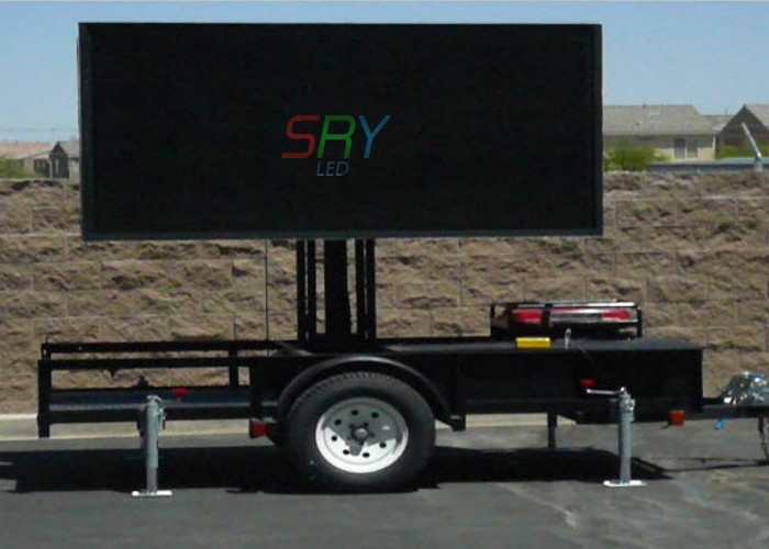 10mm Truck Mounted LED Screen , Outdoor DIP346 Mobile LED Screen Trailer
