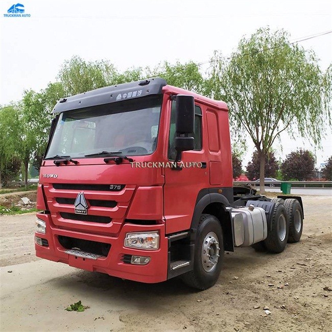 Sinotruk Howo Used Tractor Trucks 50 Tons 371hp Prime Mover 2016 Year