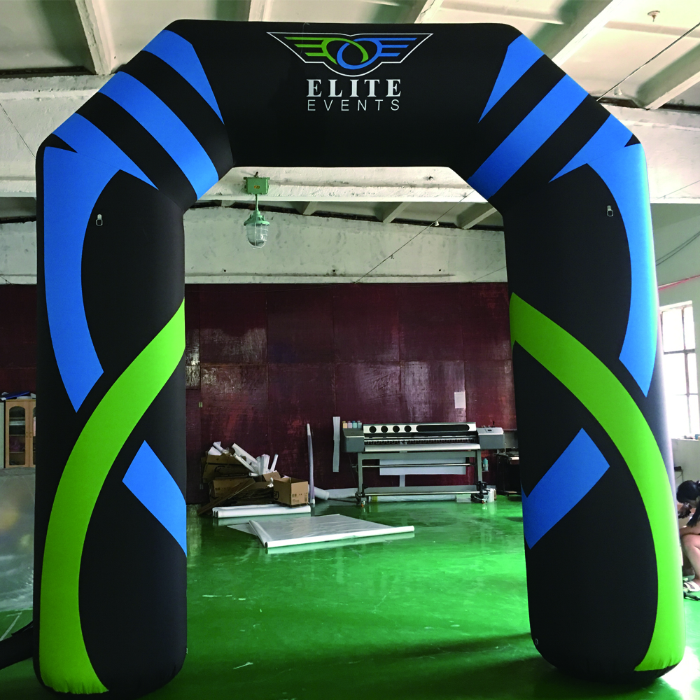 Customized Design Outdoor Advertising Inflatable Archway Marathon Start Finish Line Inflatable Arch
