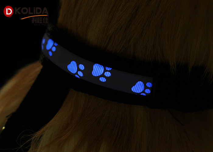Nylon Safety Glow LED Dog Harness Glow In The Dark Dog Harness Leash