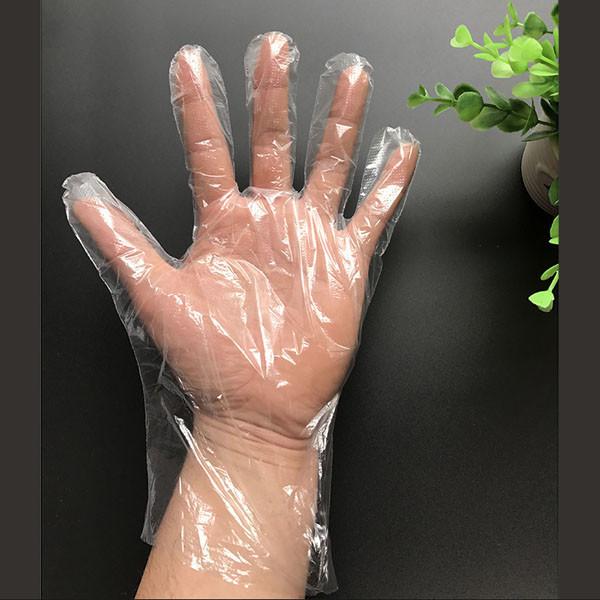 Clear Powder Free Disposable Examination Gloves Food Grade For Cooking Cleaning