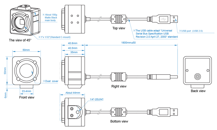 measurement microscope camera