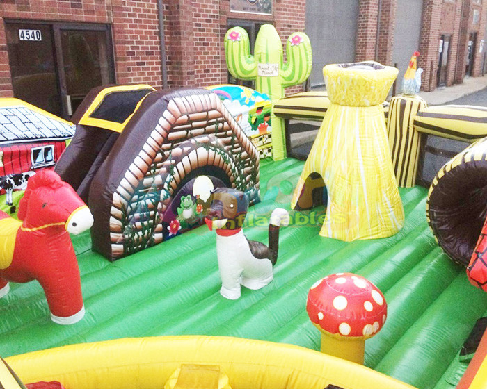 Tarpaulin Inflatable Bounce House Water Slide Jump Bouncer