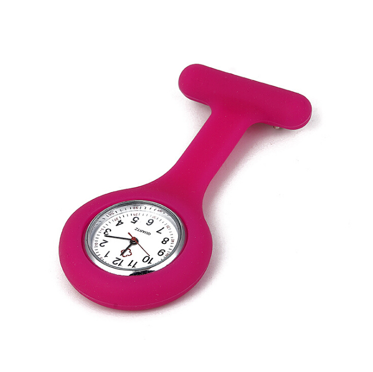 Various Bright Color Silicone Sports Watch , Promotional Silicone Nurse Watch