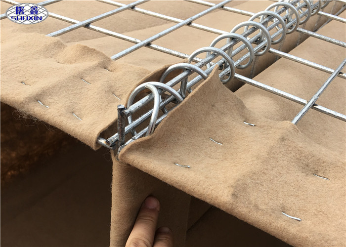 Durable Geotextile Lined Welded HESCO Sand Filled Barriers for Perimeter Wall