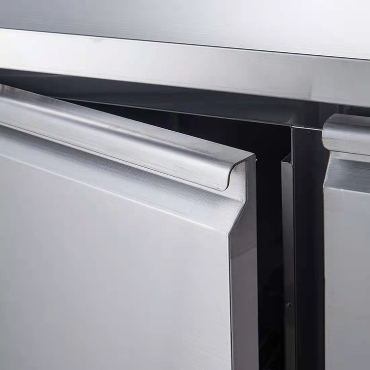 Fan Cooling Stainless Steel Under Counter Fridge With CE 1.2m 1.5m 1.8m